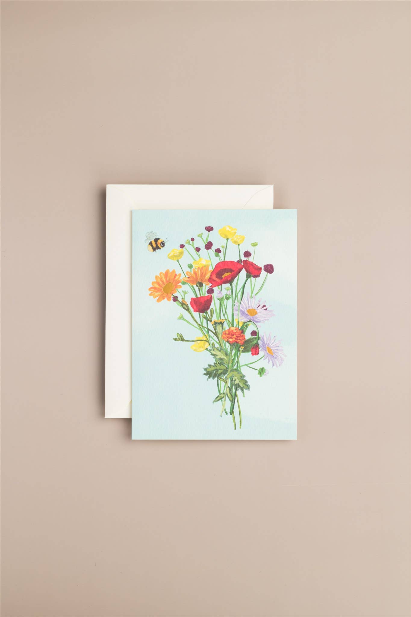 Accessories & Crocks - Bee And Flower Card