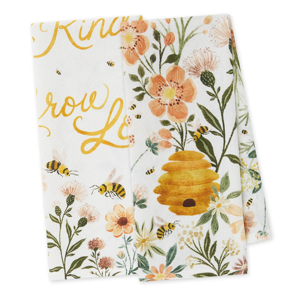 Busy Bees Printed Dishtowels Mixed Dozen