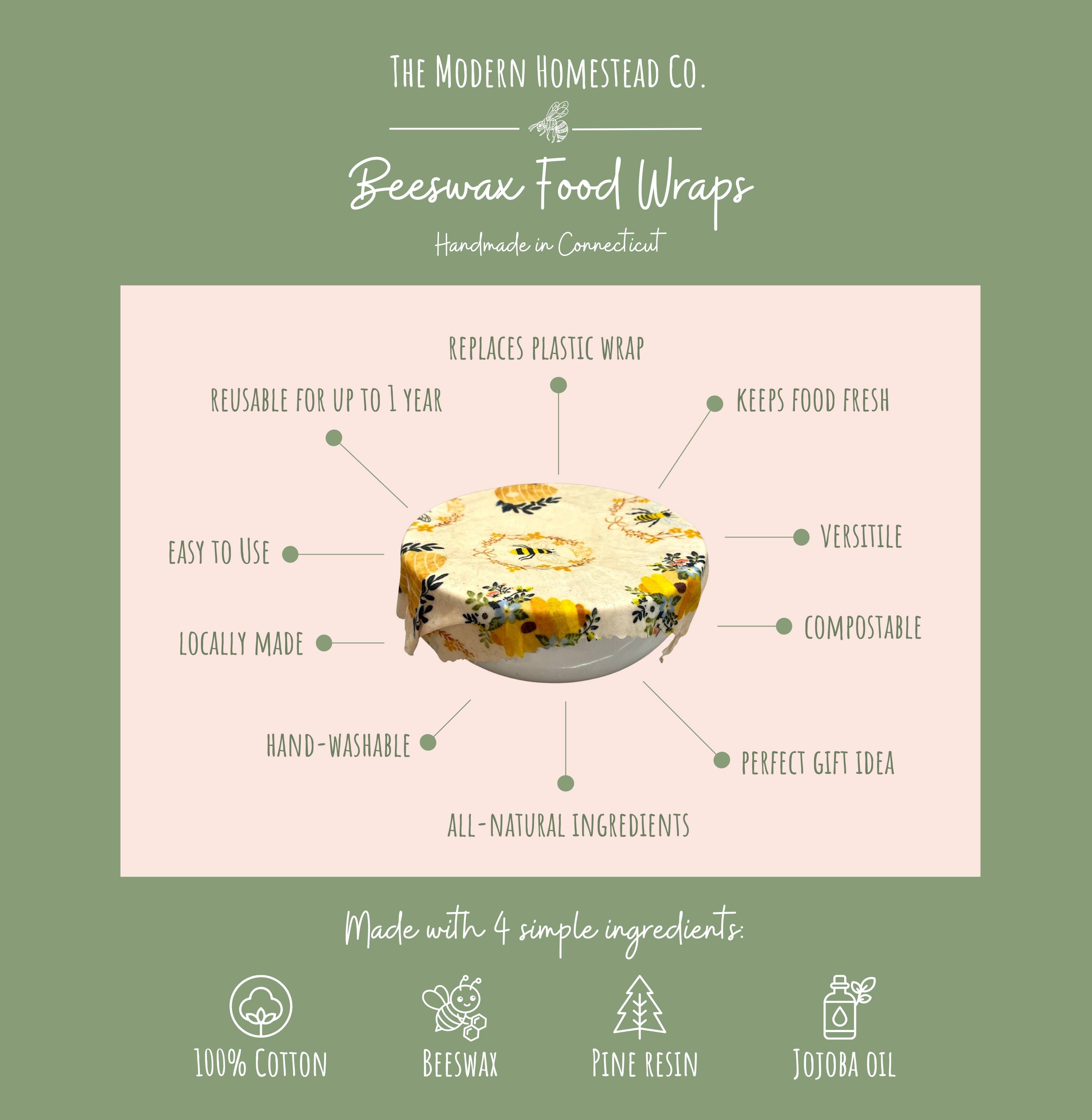Beeswax Food Wraps | The Signature Collection