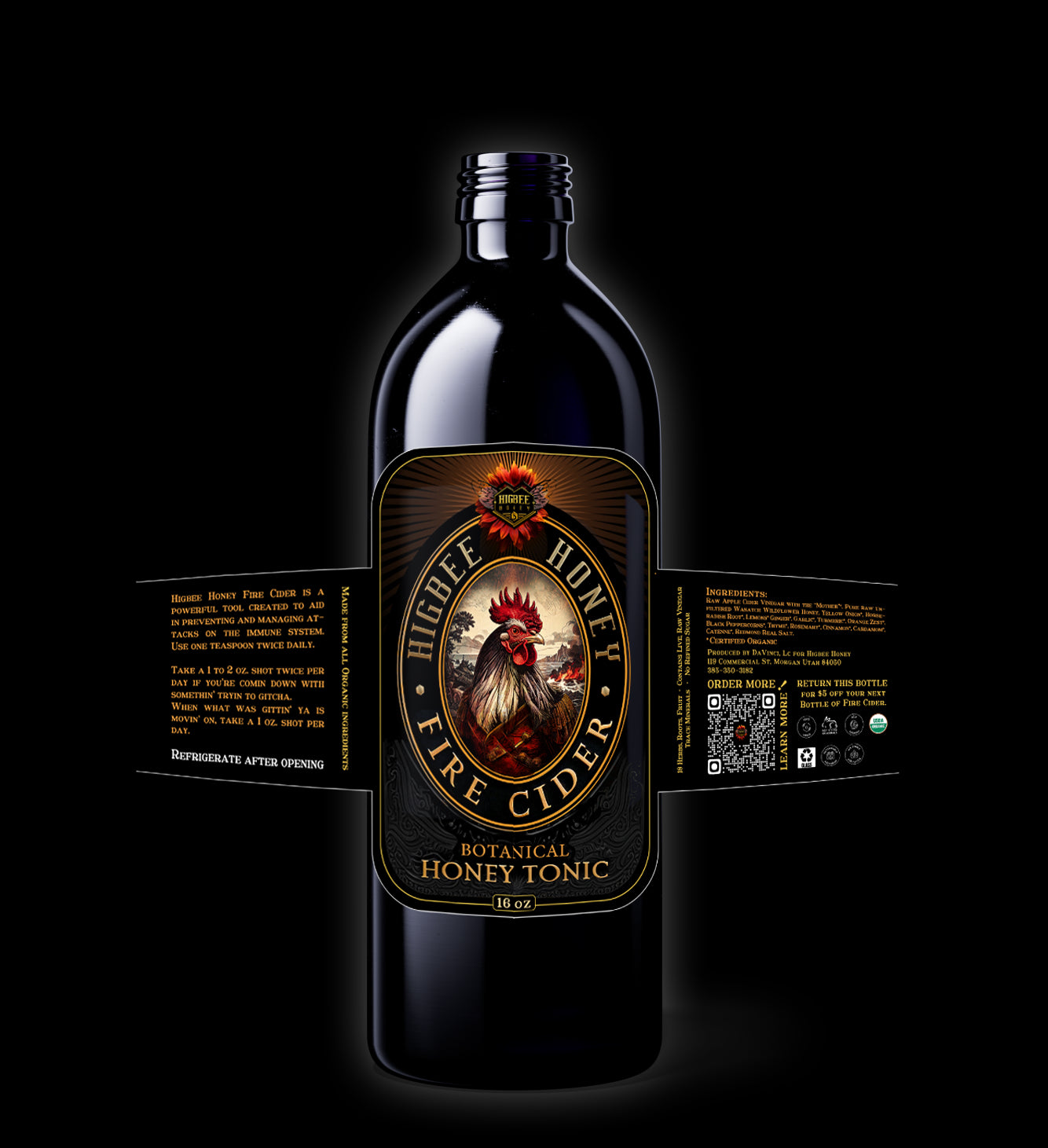 Higbee Honey Fire Cider - Pre-Order