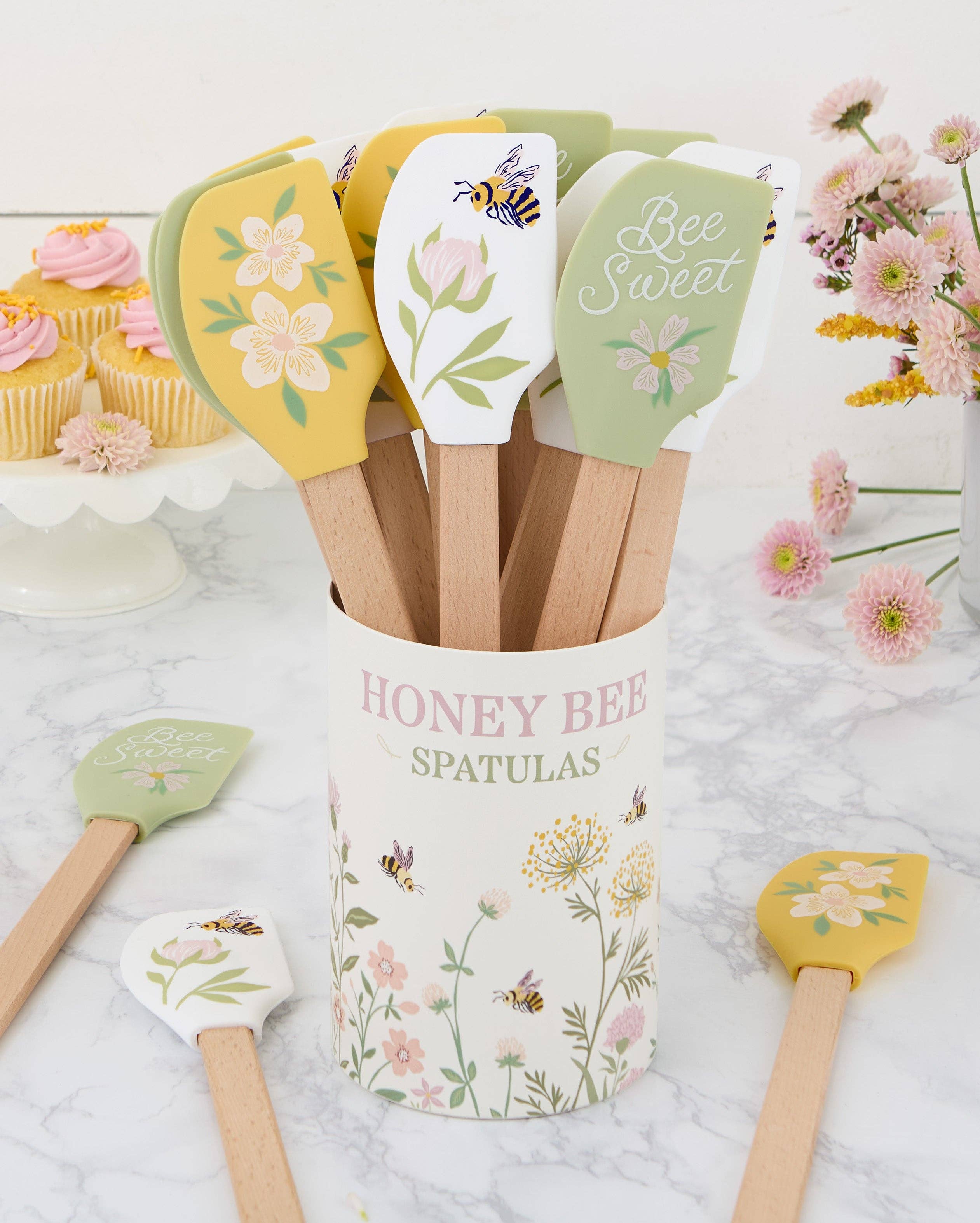 Honey Bee Assorted Spatula 18 PK PDQ