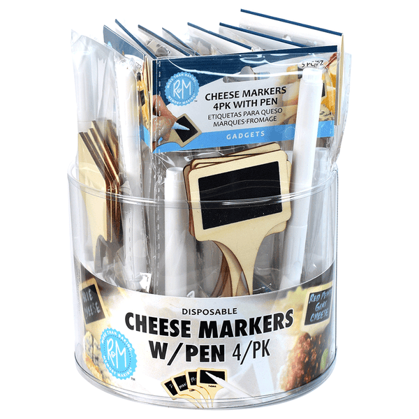 Cheese Markers 4 Pack Bucket /20