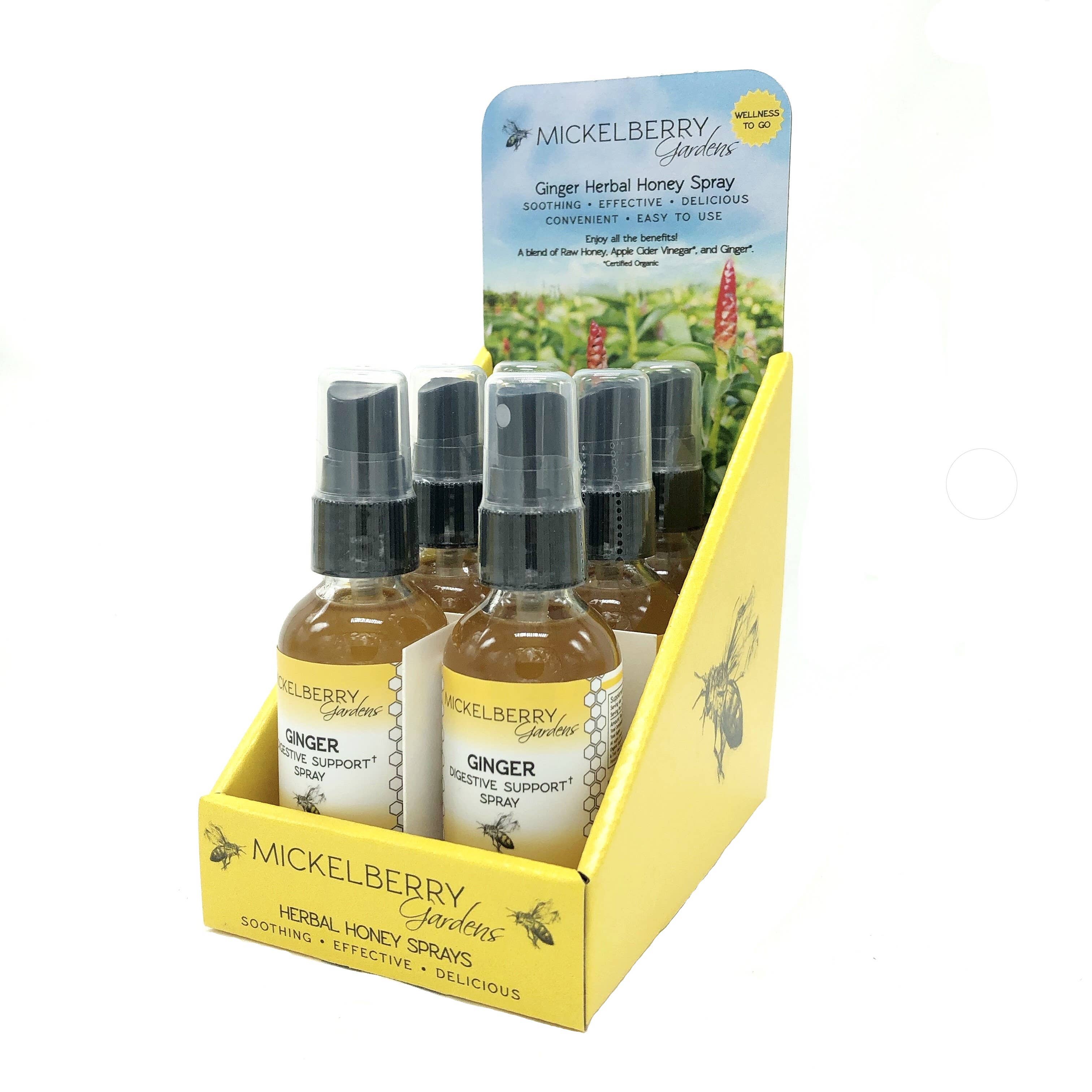 Accessories & Crocks - Herbal Honey Spray Display (Pack Of 6)