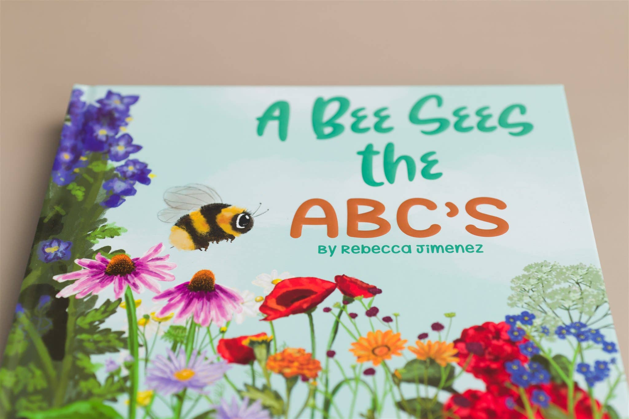 Honey - A Bee Sees The ABC's Hardback Children's Book: Board Book