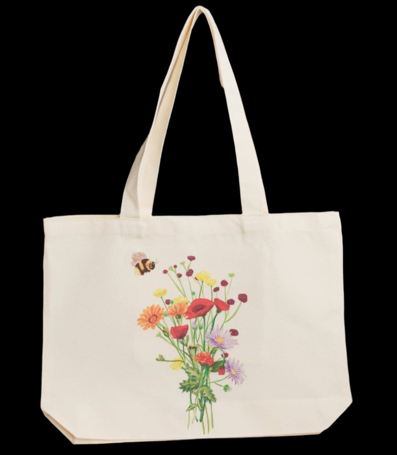 Accessories & Crocks - Bee And Flower Tote Bag