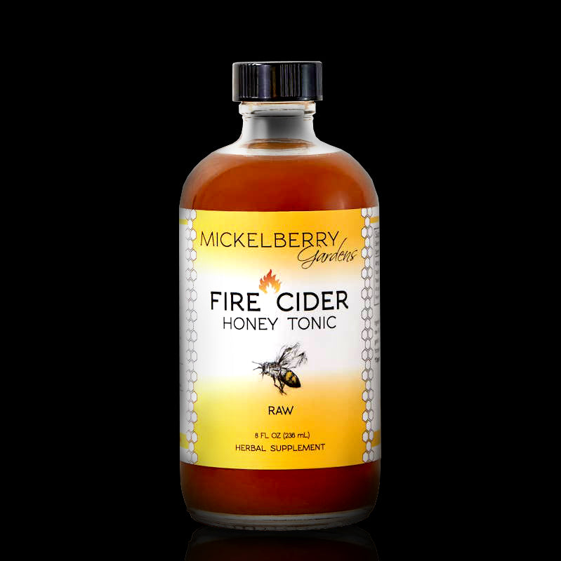 Cider - Fire Cider Honey Tonic Higbee honey 4 oz. bottle for cold and flu season.