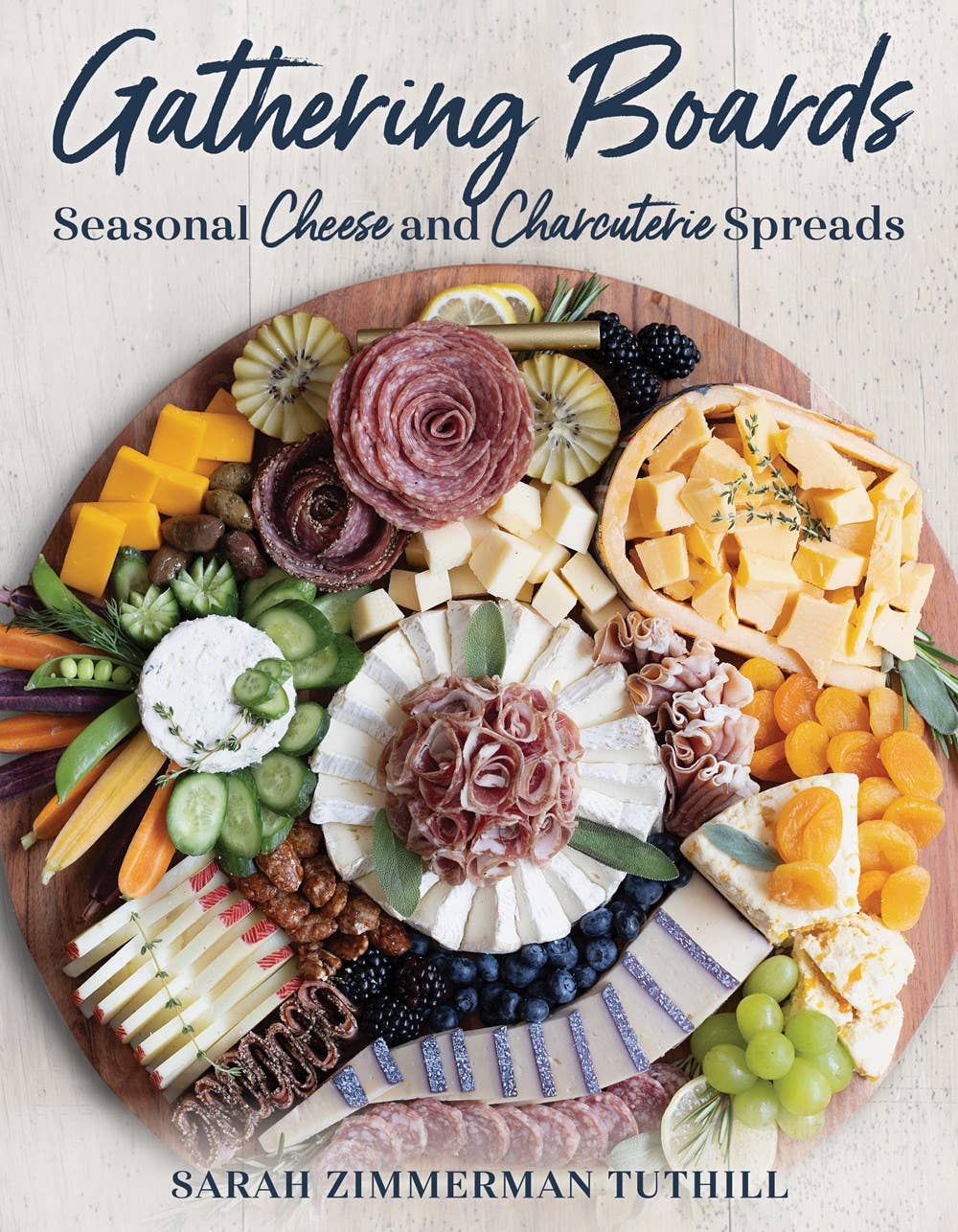 Accessories & Crocks - Gathering Boards: Seasonal Cheese And Charcuterie Spreads for Higbee Honey  - Seasonal Charcuterie gathering board image with cheeses fruits and meats by Sarah Zimmerman Tuthill