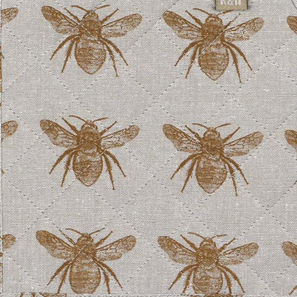 Accessories & Crocks - Mustard Honey Bee Oven Glove