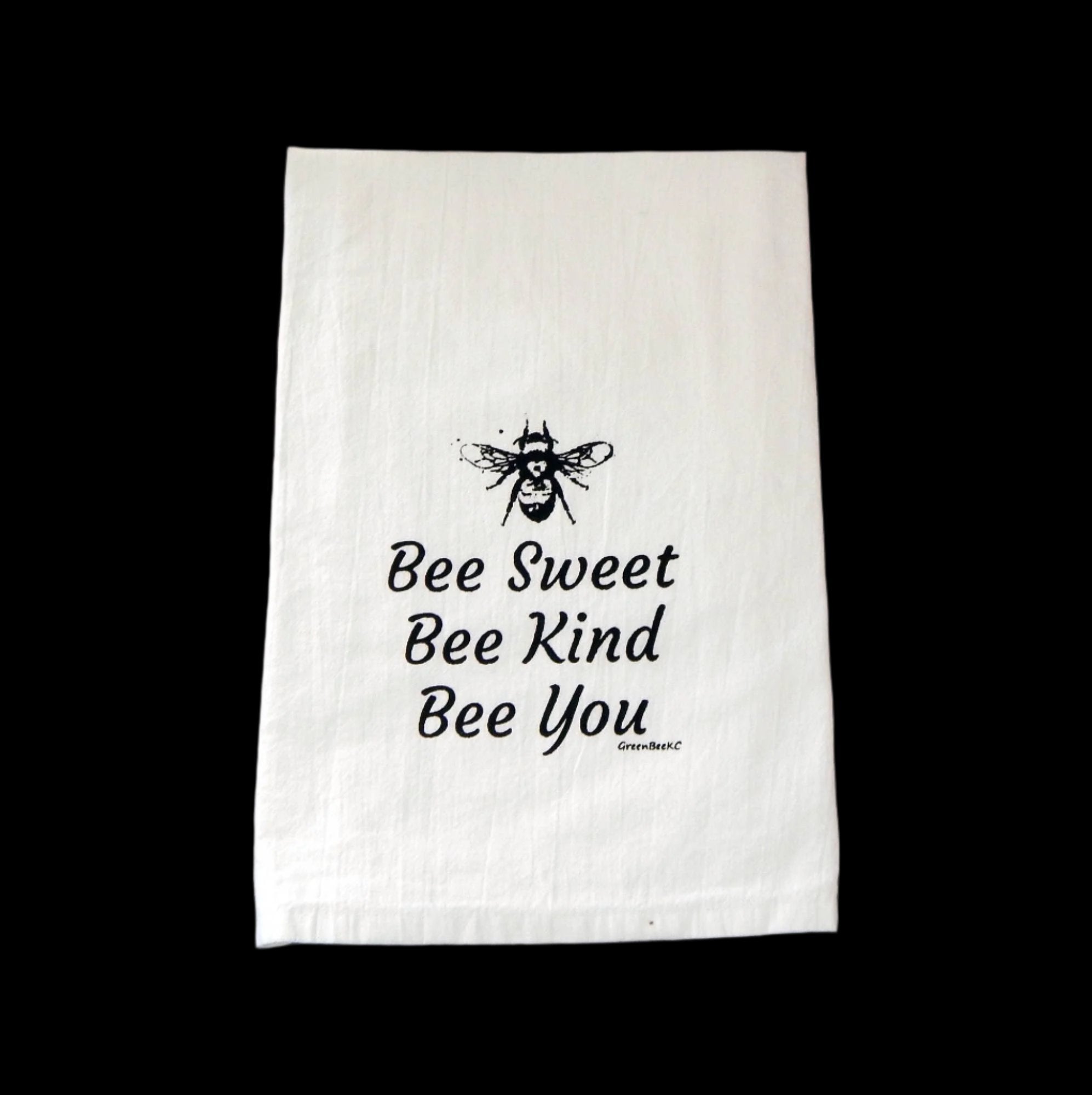 Accessories & Crocks - Bee Sweet Flour Sack Tea Towel