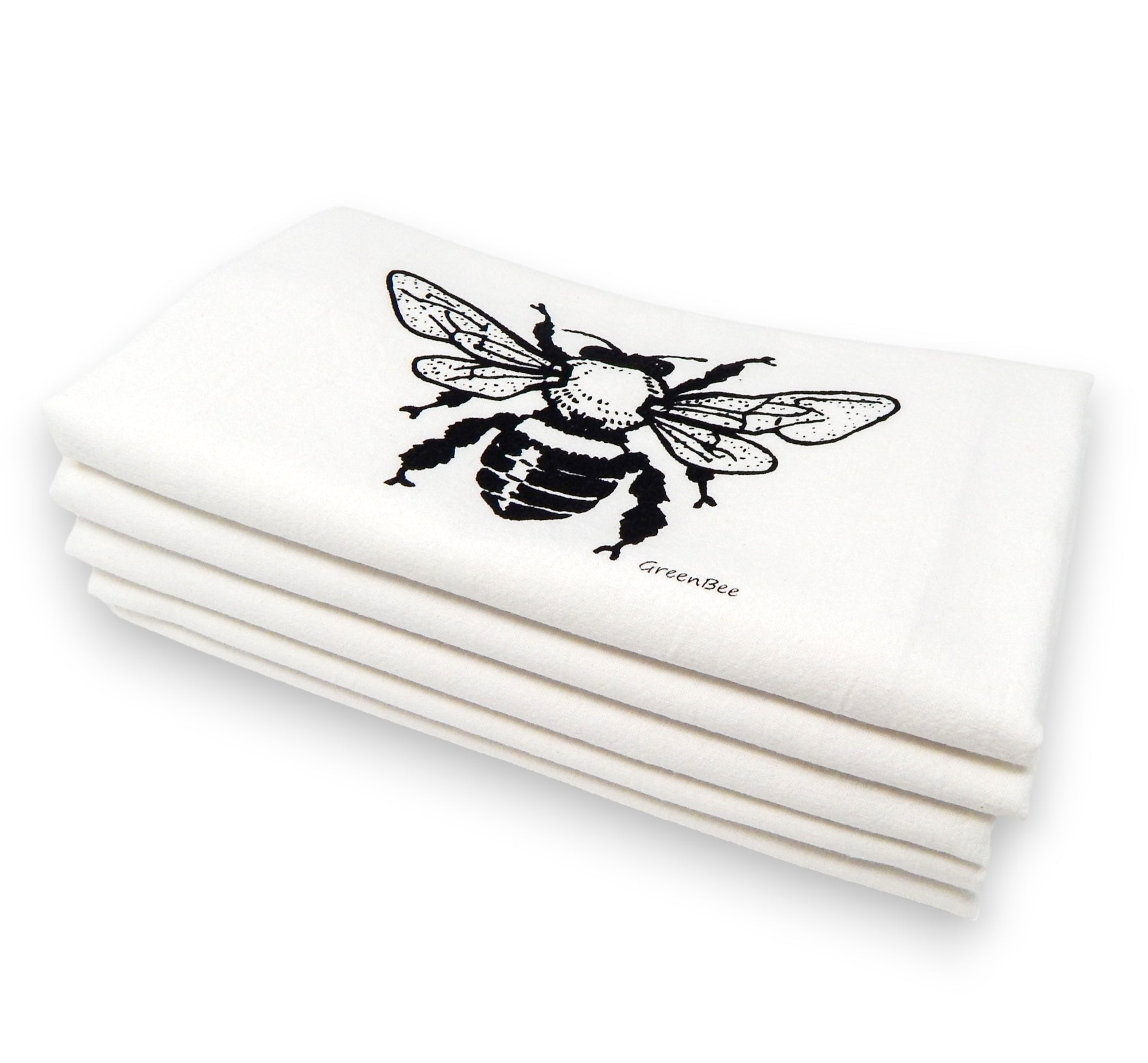 Accessories & Crocks - Bee Sweet Flour Sack Tea Towel