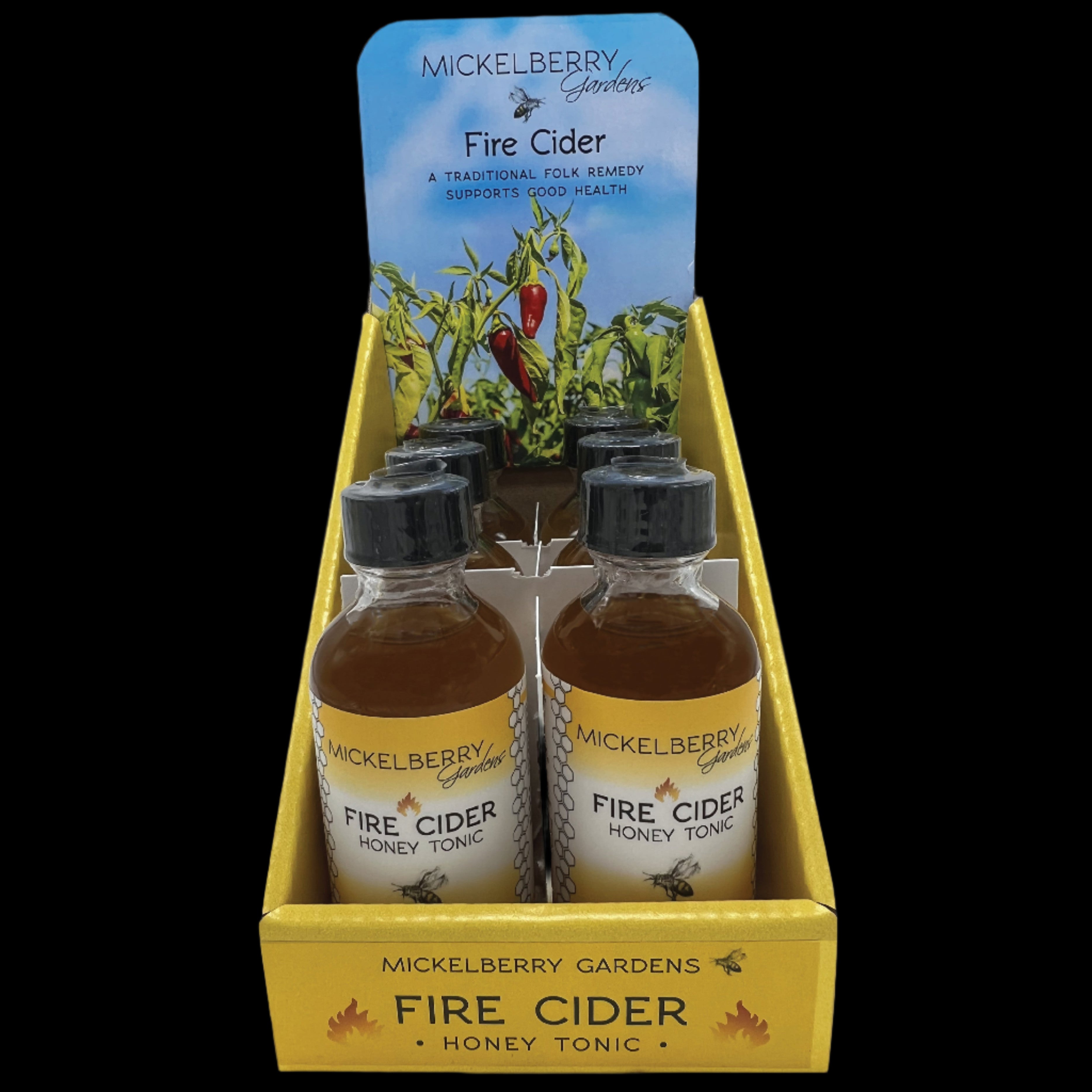 Honey - 2 Oz. Fire Cider Display (Pack Of 6)