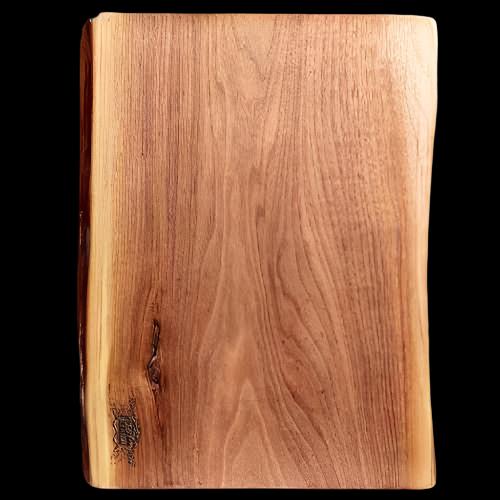 Higbee Honey Black Walnut Charcuterie Honey Board - Large photo on black background