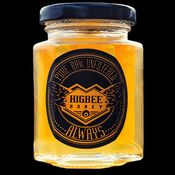Premium Higbee Honey - By the Case (30 6oz hexagonal jars)